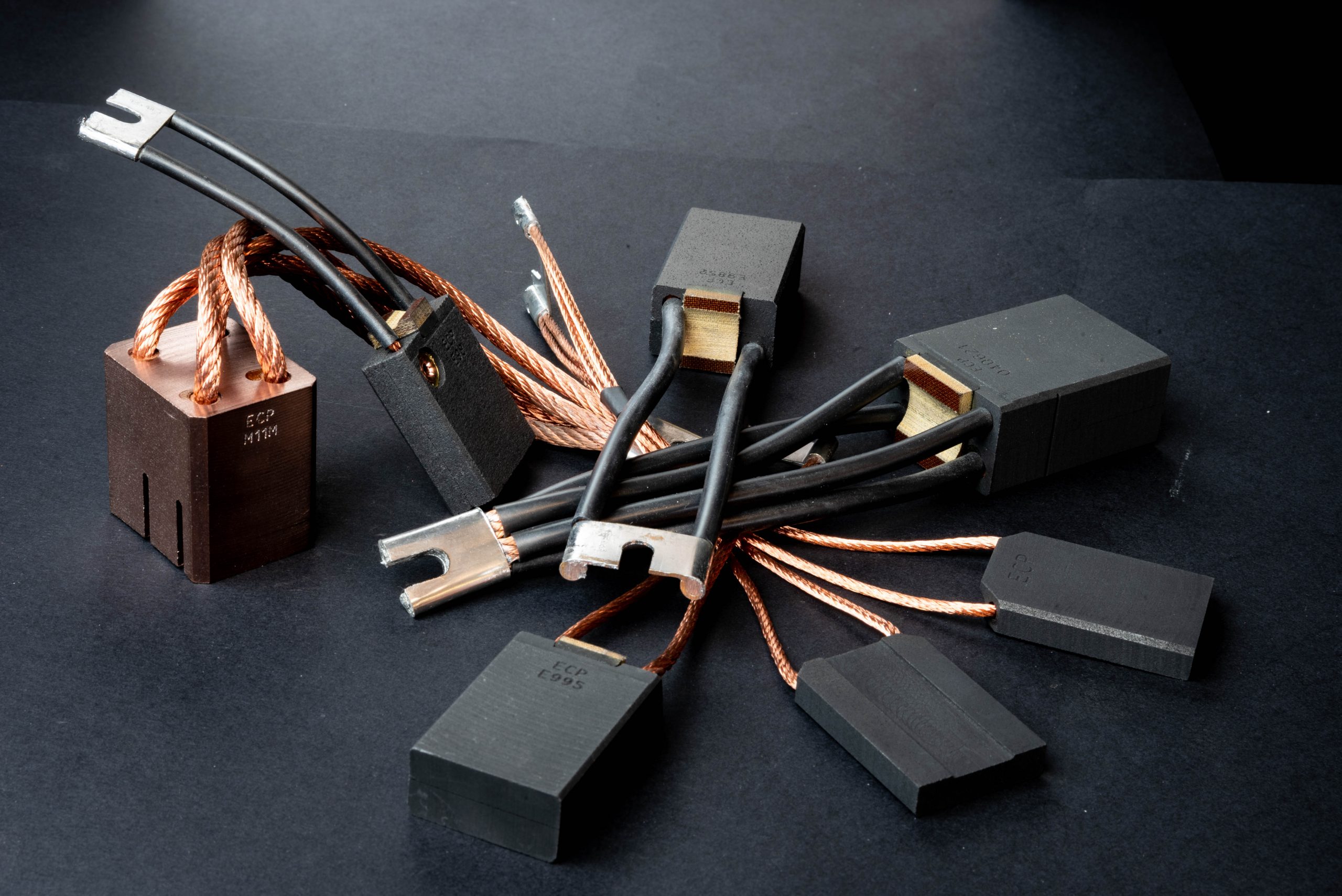 Carbon brush manufacturing